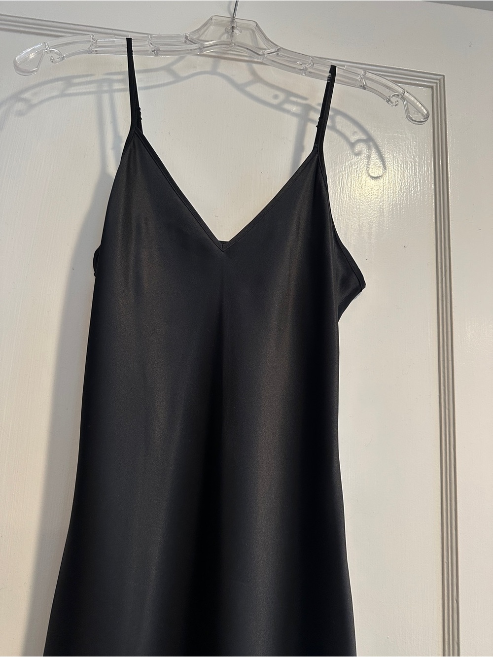 Quince Washable Silk Slip Dress - XS - Black - Picture 9 of 14